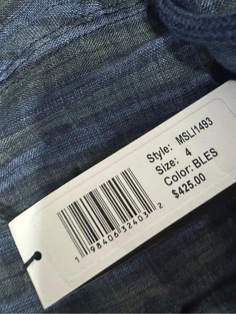 James perse WASHED STRIPE LINEN RELAXED PANT